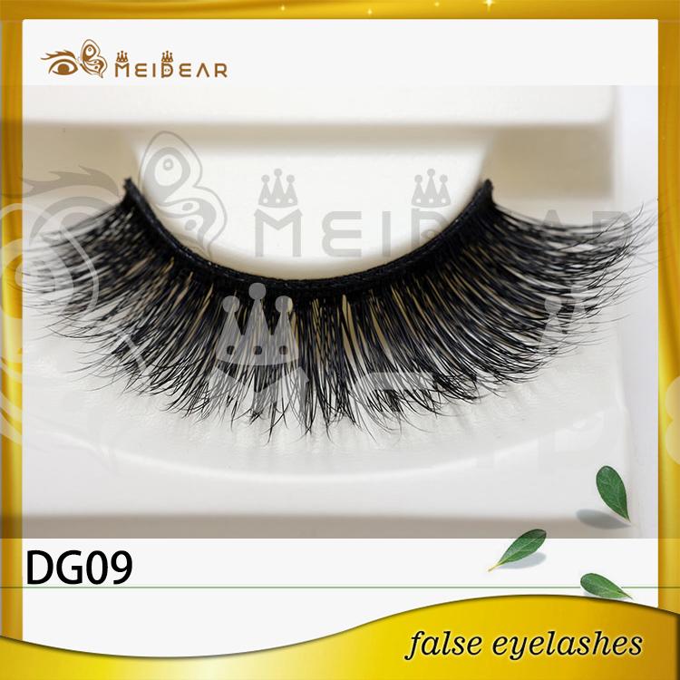 Wholesale natural looking 3D faux eyelashes with custom logo packaging